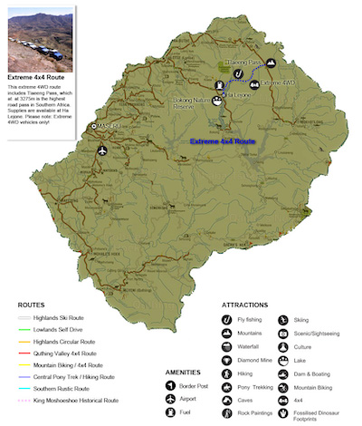 Extreme 4x4 Route, Lesotho